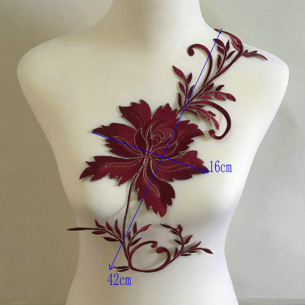 3-Pack Medium Fleur De Lis Iron-On Patches - Metallic Gold Embroidered For 1303539