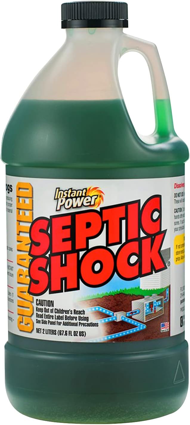 Instant Power Septic Shock Septic Tank Treatment, Drain