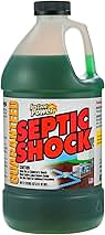 Instant Power Septic Shock – Septic Tank Treatment, Drain Cleaner Liquid Clog Remover for Septic System, 67.6 Oz