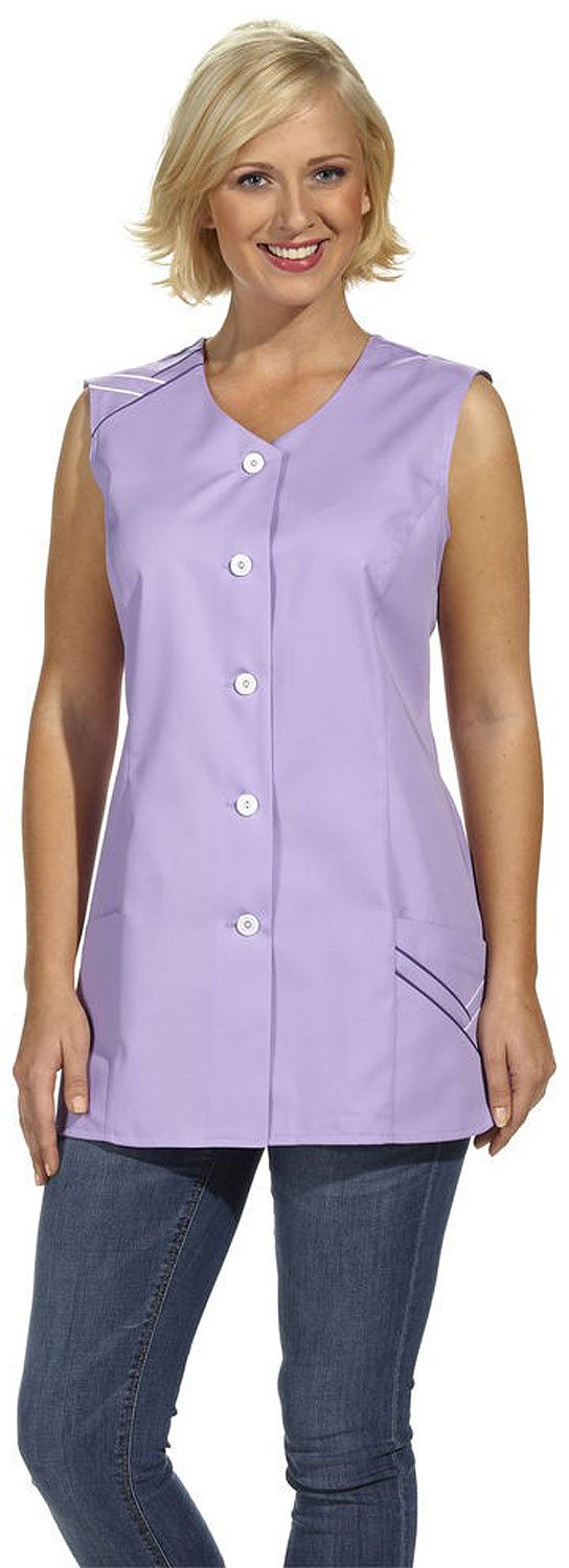 Leiber – Casaca para mujer, ideal como uniforme, sin mangas, varios colores