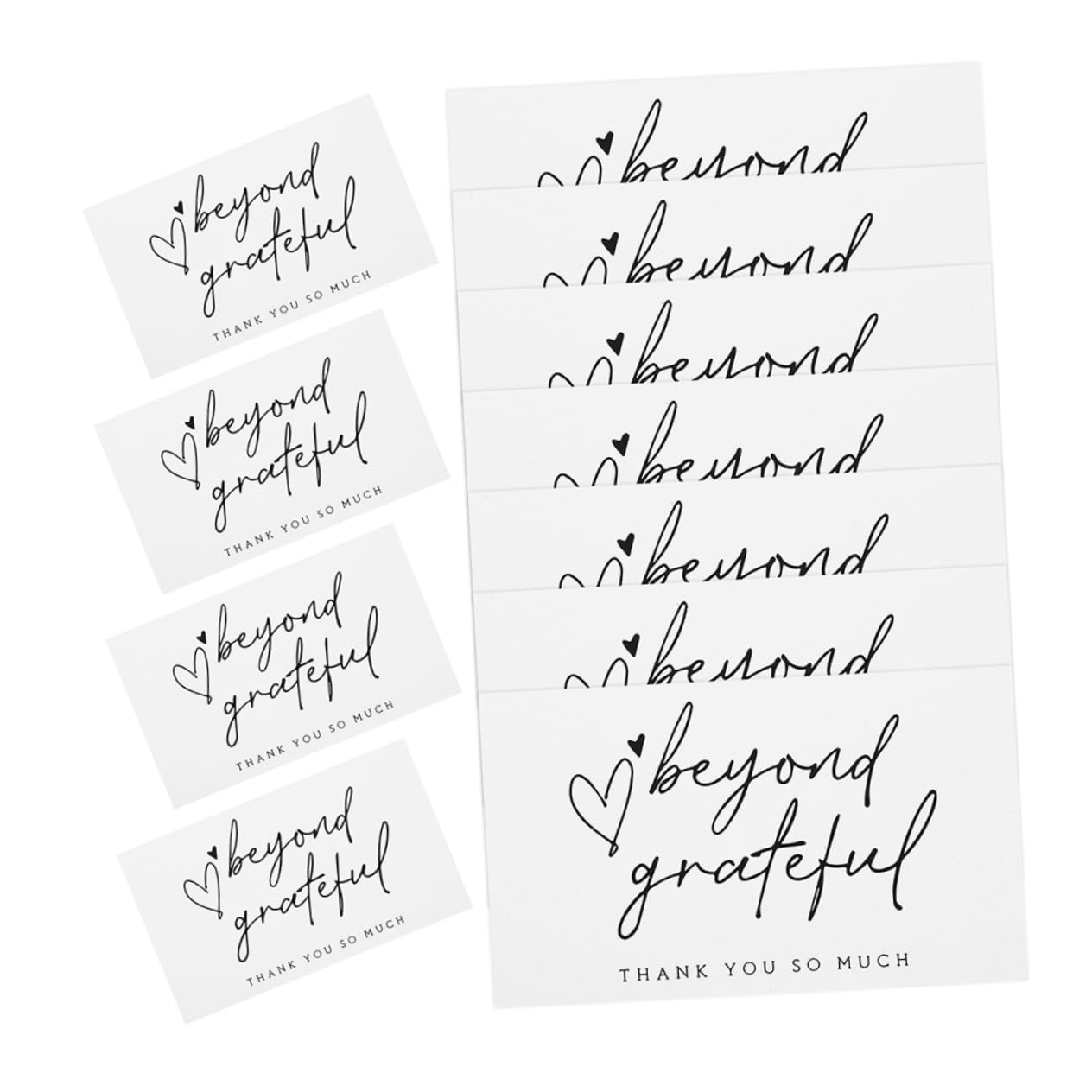 Tofficu 3 Sätze 3Er Set Dankeskarten Geschenkkarten Hochzeitskarten Digitale Karten Geburtstagskarten Grußkarten Glückwünsche Retro Dankeskarten Dankeskarten 150 Stück * 3