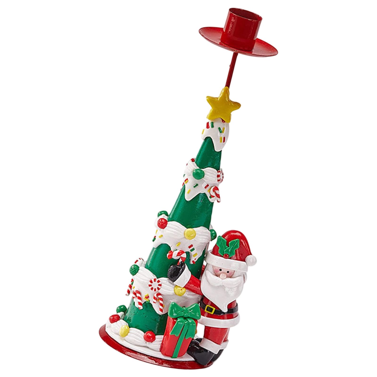 Tfaoys B European Iron Hold With Pvc Statue For Christmas Home Decoration And Festival Table Setting Stand Metal Stand