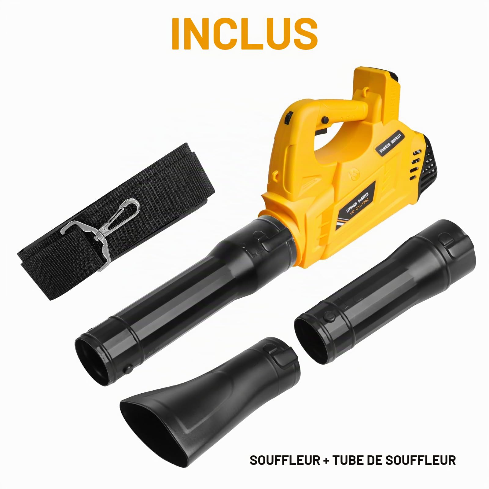 Souffleur De Feuilles sans Fil pour Batterie DeWalt 18V DCB184 DCB180
