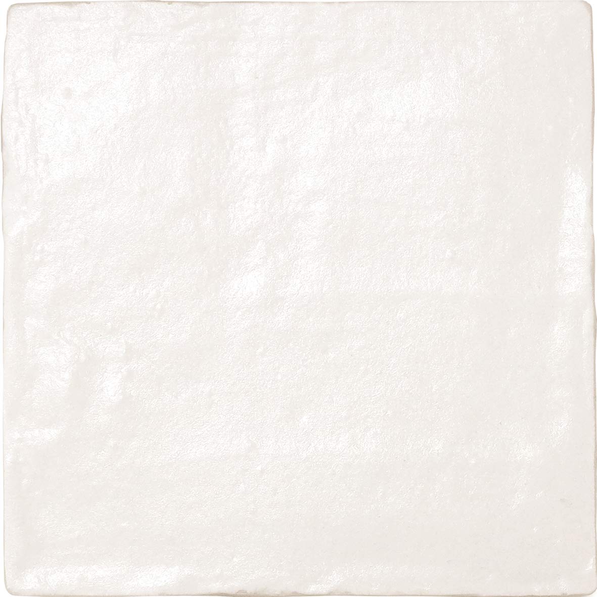 4" x 4" White Ceramic Tile for Kitchen, Bathroom or Wall Panel (50-Pack)