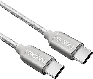 BOFIN USB C to USB C Charger Cable 2M, USB Type C Fast Charging Data Cable Lead for MacBook,iPad mini6/Pro 2021,MacBook Air,ChromeBook Pixel,Samsung Galaxy S21/S20 Ultra/Note10