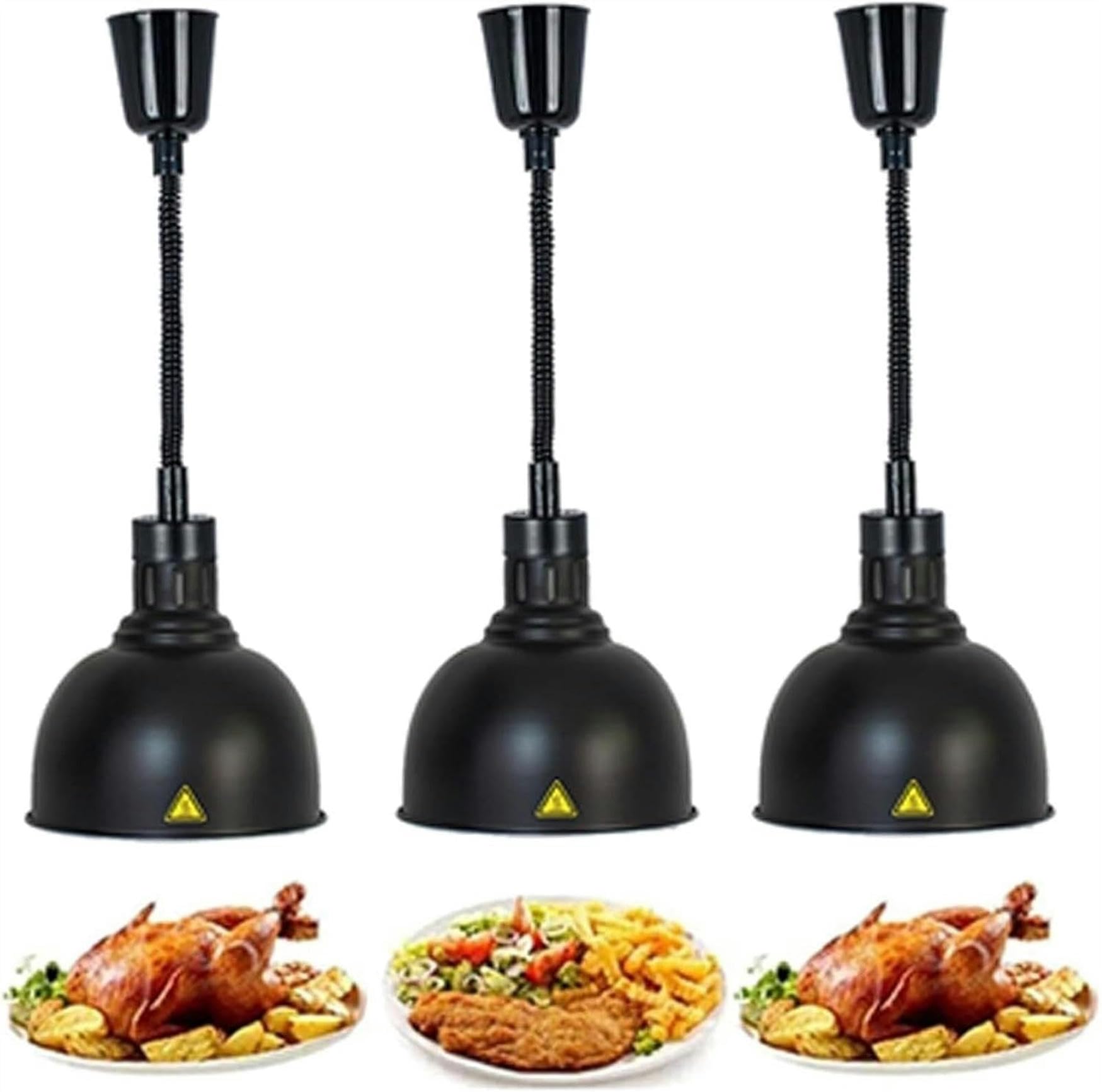 Generico Lampada riscaldante per Alimenti, Lampada riscaldante con Tubo Flessibile Retrattile, Lampada riscaldante per Alimenti Alta per Attrezzature da Cucina per Hotel Commerciali, Forniture per RI