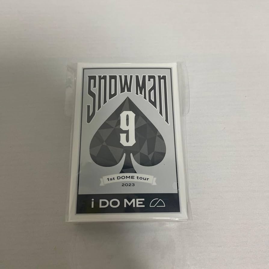 Snow Man - ★Snow Man★ i DO ME トランプ３つセット Amazon.co.jp: SnowMan I DO ME LIVEグッズ トランプカード