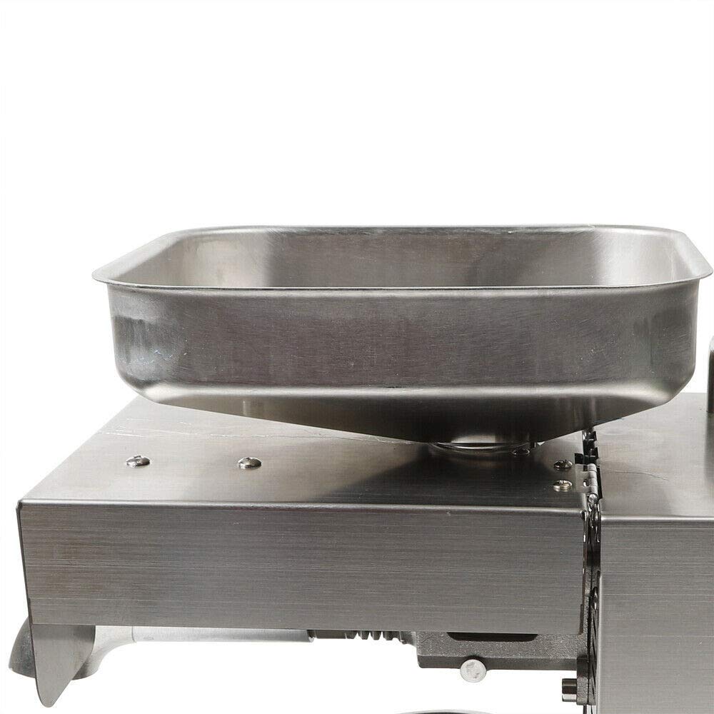 Automatyczna wyciskarka do oleju, 1500 W, ze stali nierdzewnej, do orzechów ziemnych, sezamowych, oliwek, nasion orzecha włoskiego