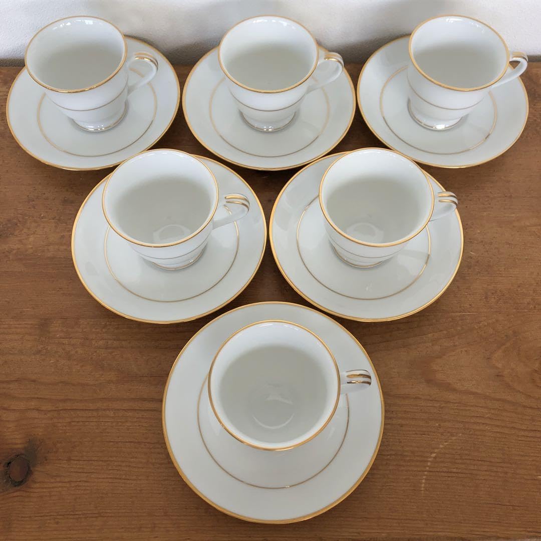 ⭐️新品 未使用品⭐️ Noritakeデミタスカップ&ソーサー 6客セット ⭐️新品 未使用品⭐️ Noritakeデミタスカップ&ソーサー 6客セット