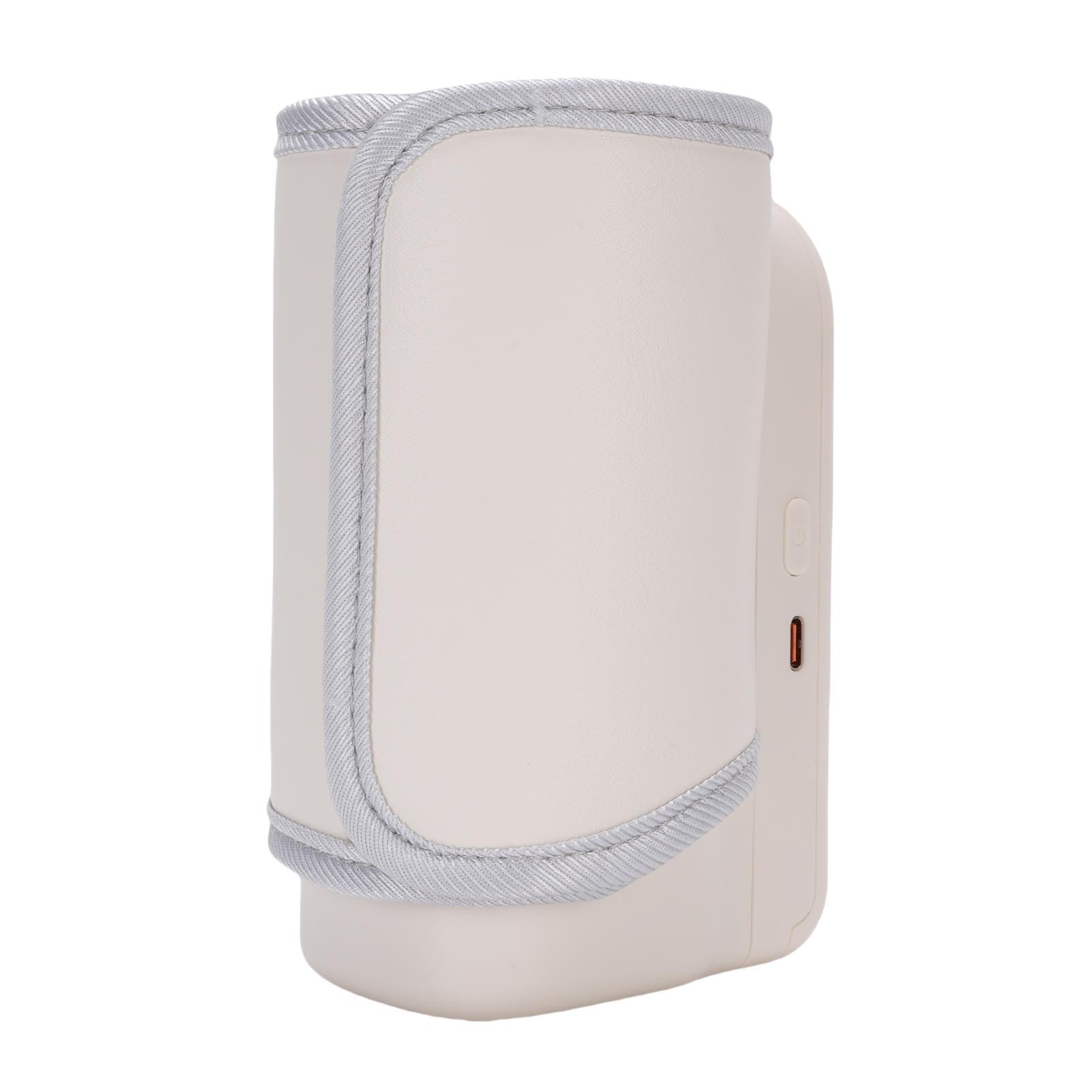 Calentador de Botellas Portátil, USB Recargable Baby Milk Warmer Envoltura Inalámbrica 10000 MAh, con Calentamiento Silencioso y Temperatura Ajustable, para Viajar en Fórmula de