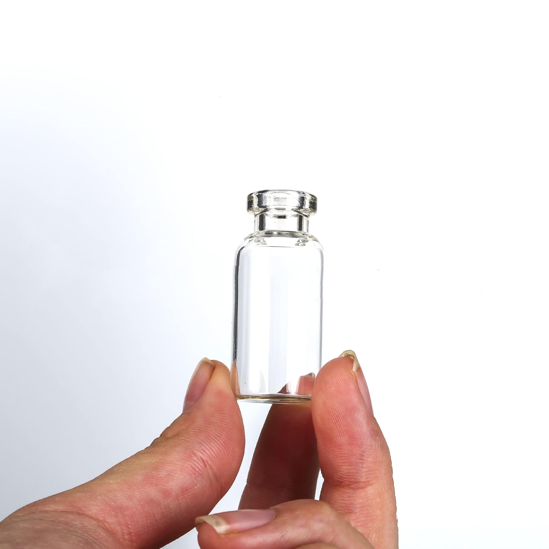 WYAN 20 Pezzi 5ML Mini Bottiglie Vetro,Mini Bottiglie Vetros con Tappo Sughero,Vasetti di Vetro con Tappi di Sughero,Ampolla di Vetros