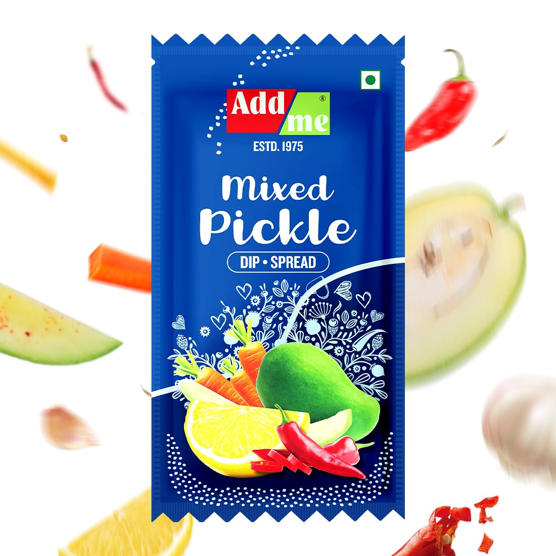 Add me Mixed Pickle Sachet 48, Mix achar Pickles 12g each chotu catering pack 576grams