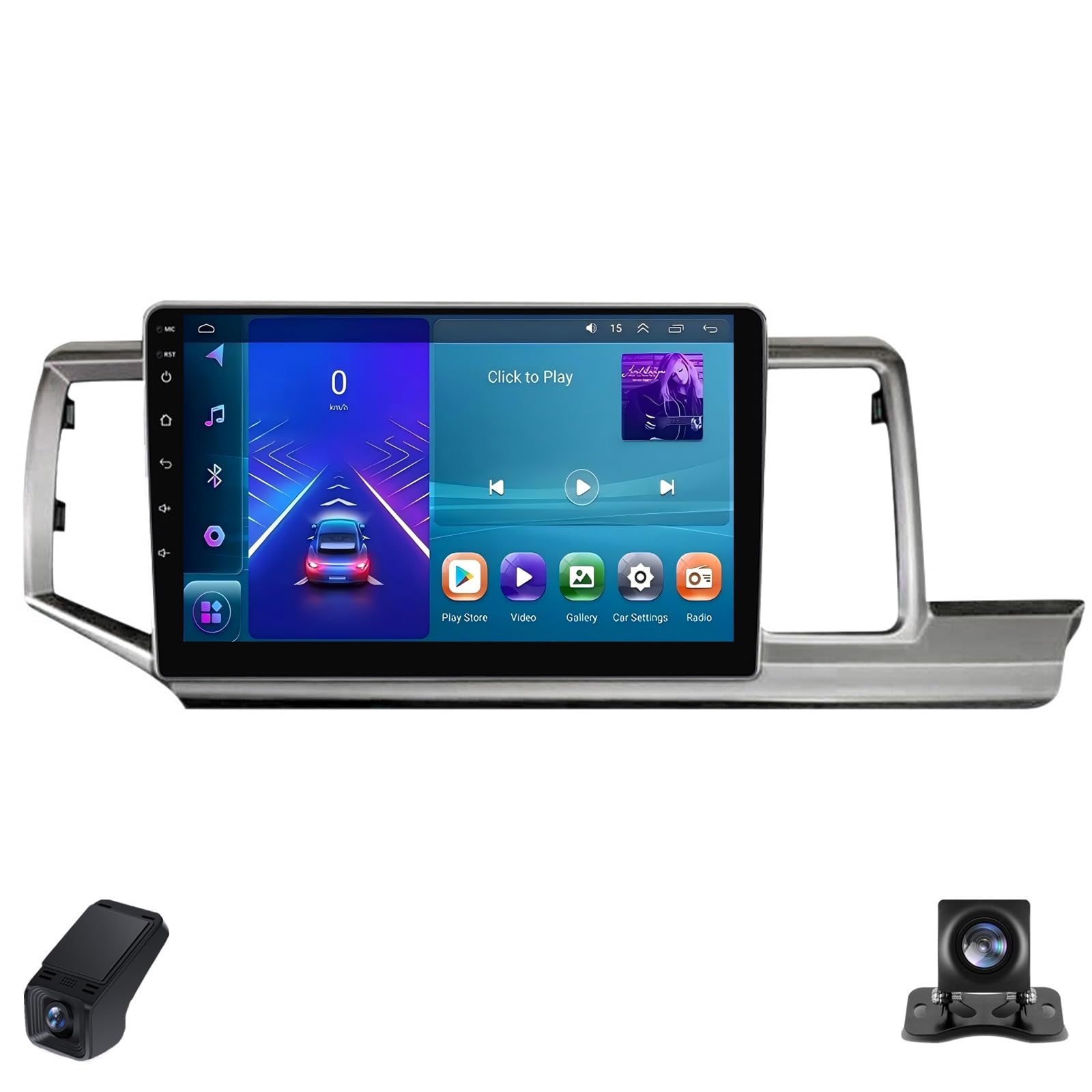 Radio Samochodowe 2K Double DIN Android CarPlay dla Honda Stepwgn 4 2009-2015 Odtwarzacz Multimedialny Samochodowy/SWC/Bluetooth5.0/FM/AM/RDS/DSP/Wifi/4GLTE/GPS Nawigacja(C20)