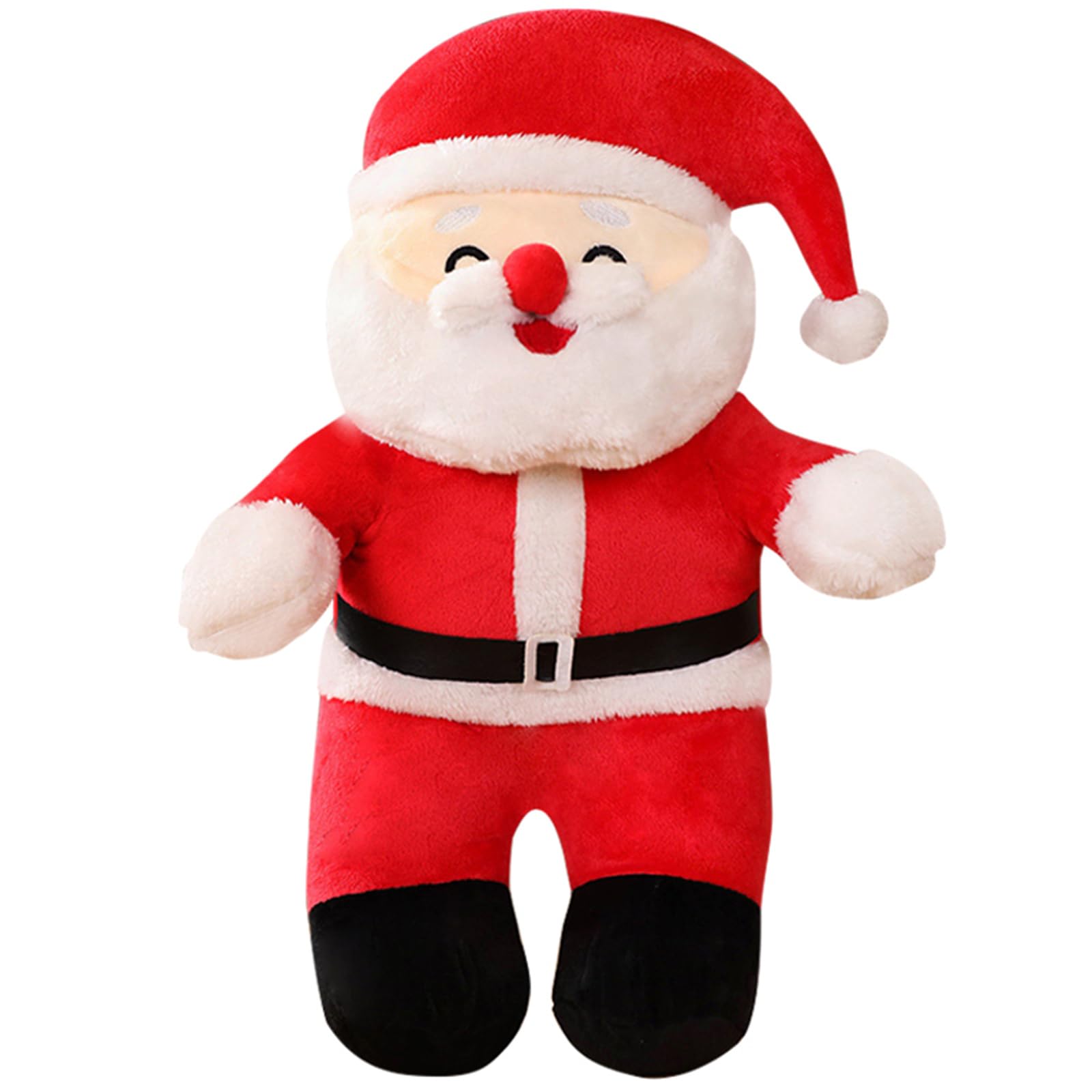 Jazuaiao Christmas Santa Doll Pillow Plush Toy Merry Decorations for Home Ornament Festival Birthday Gifts Home Pillow Doll