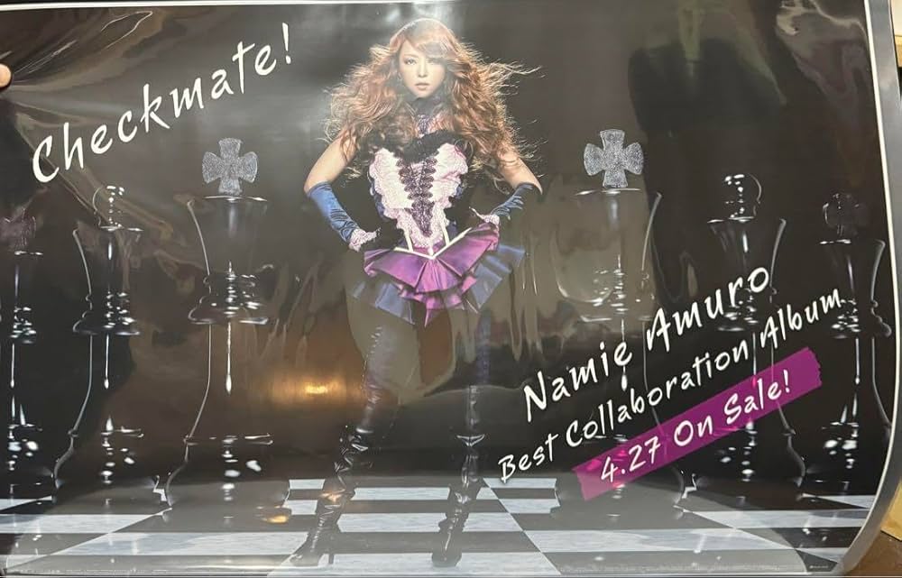 新品未使用　安室奈美恵　B2サイズ　告知ポスター 安室奈美恵 Checkmate! 告知ポスター B2 アルバム