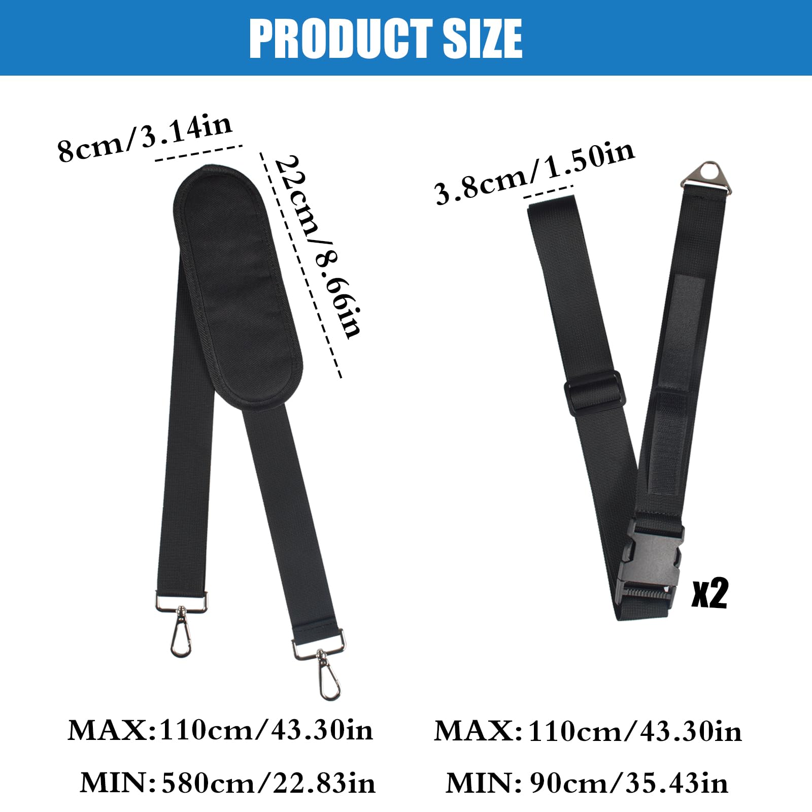 Funmo Tragegurt, SUP Paddleboard Carry Strap, Kajak Tragegurt, Verstellbares Surfboard-Gurtzubehör für Stand-Up-Paddle-Boards, SUP, Longboards, Kajaks