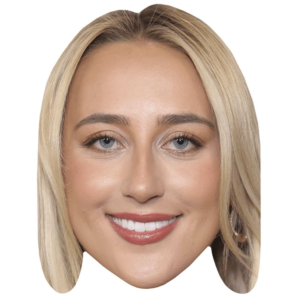 Ashley Cooke (Smile) Celebrity Mask, Flat Card Face, Fancy Dress Mask
