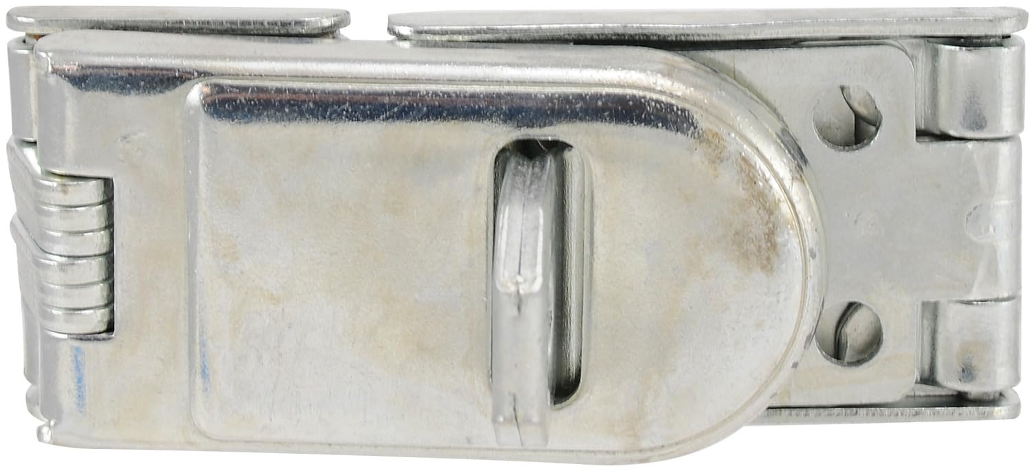 BRINKS - 7.5” Commercial Steel Double Hinge Hasp - Hardened Steel for Increased Cut Resistance