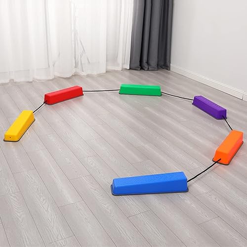 Miniatura 2 de Balance Stepping Stones  Bloques de equilibrio para interiores y exteriores  Juguetes de carrera de obstáculos  Superficie texturizada