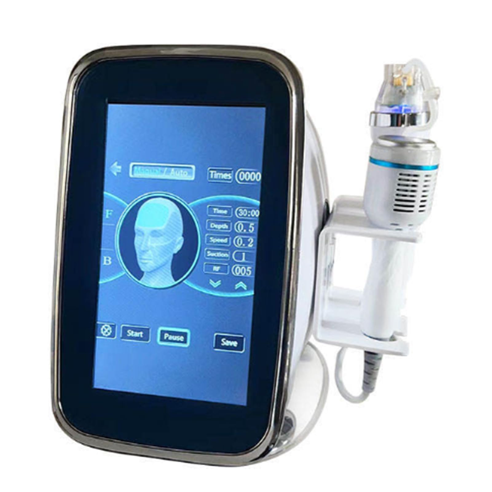 BCBKD Macchina per Cura Pelle,Macchina per Lifting Viso,2 in 1 per Rimozione Rughe su Corpo E Viso,Ringiovanimento Cutaneo,Attrezzatura Bellezza,Rassodamento Pelle E Smagliature