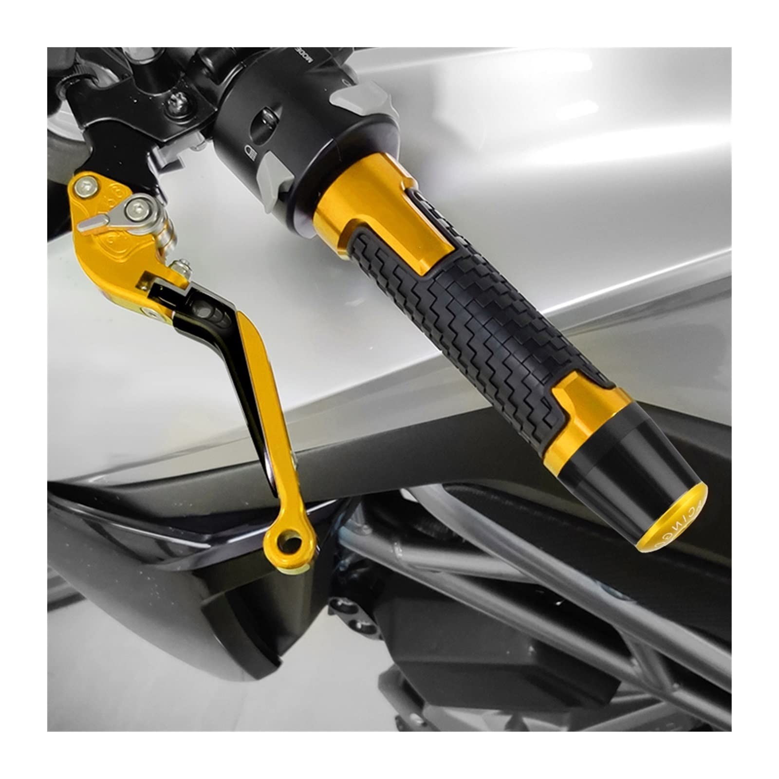 Lenkerstecker Für CBR 1000RR 2004-2018 - CNC Aluminium Endkappen Rot/Schwarz