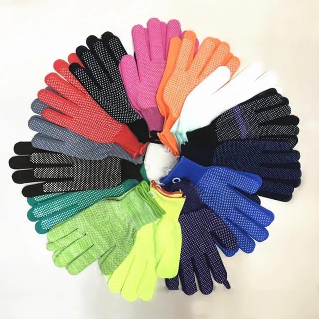 HIGHOPS Sports Pvc Doted Cotton Gloves Halp For Cricket Bating And Anothor This Peas (Pair-1Multicolor) (B0CQTB52JV) Amazon Price History, Amazon Price Tracker