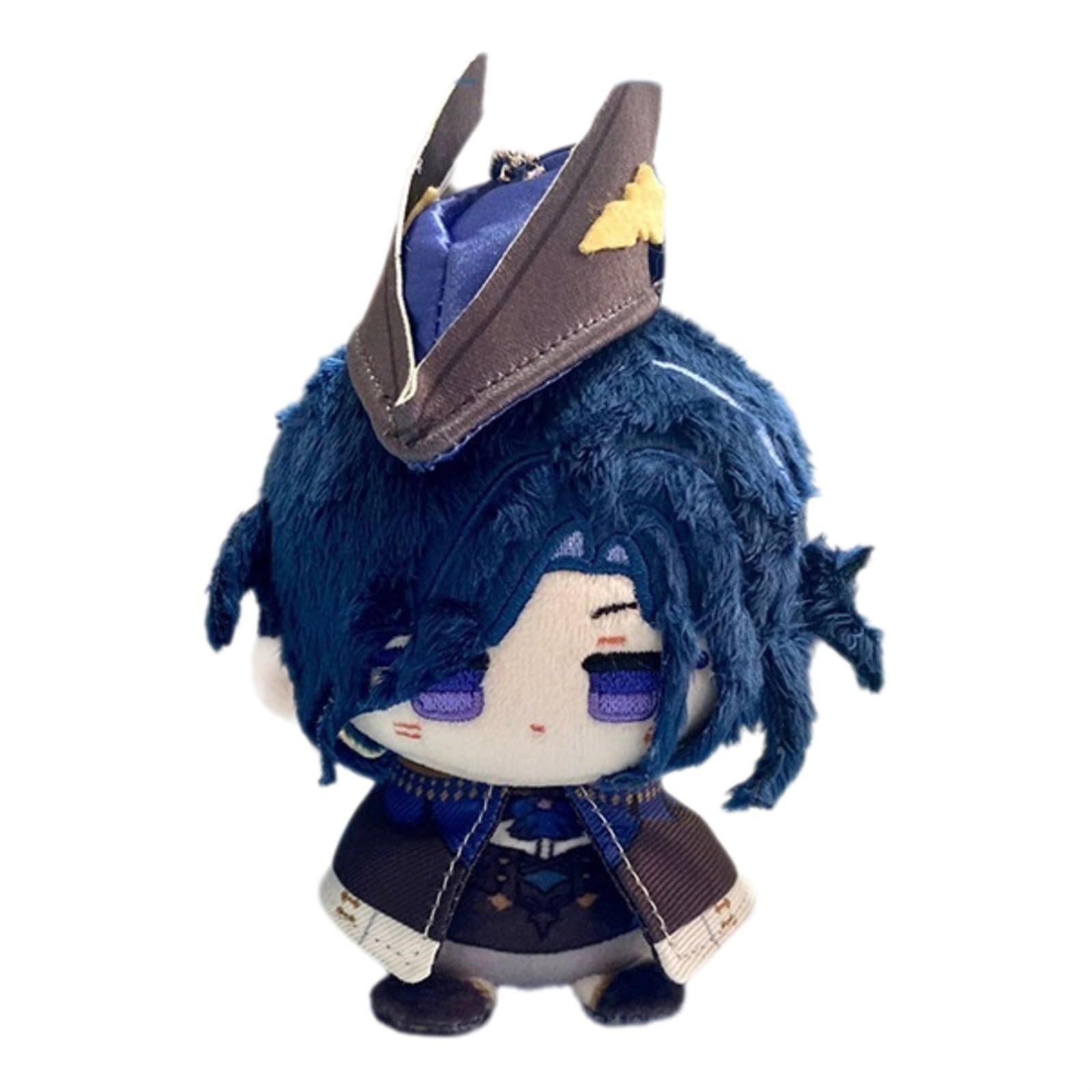 TOPLITHE Genshin Plush, 12CM Anime Plushie Toy Cute Soft Impact Stuffed Doll Keychain Carcoon Figure for Fans Gift(Clorinde)