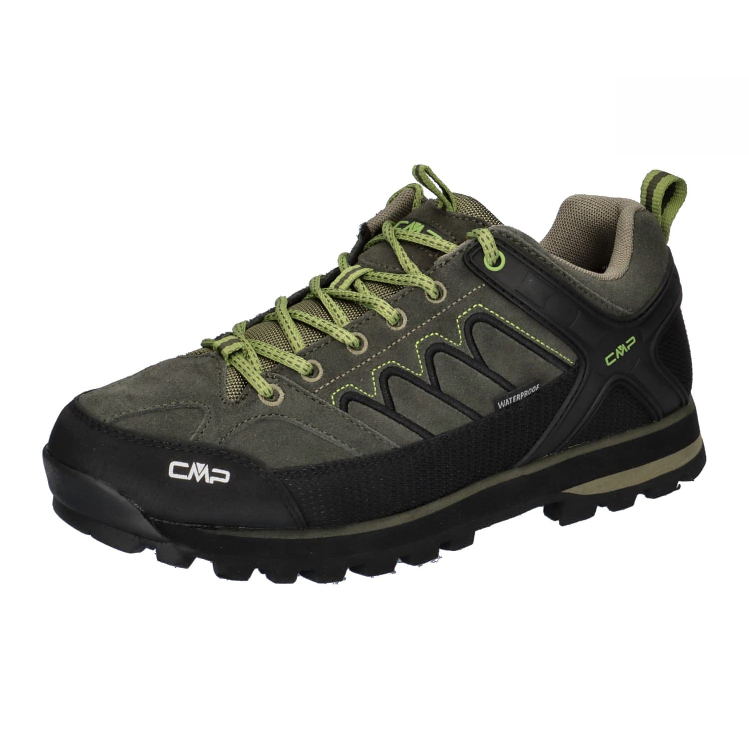 CMP Men's Moon Low Trekking Shoes WP Hiking, Military, 11 UK