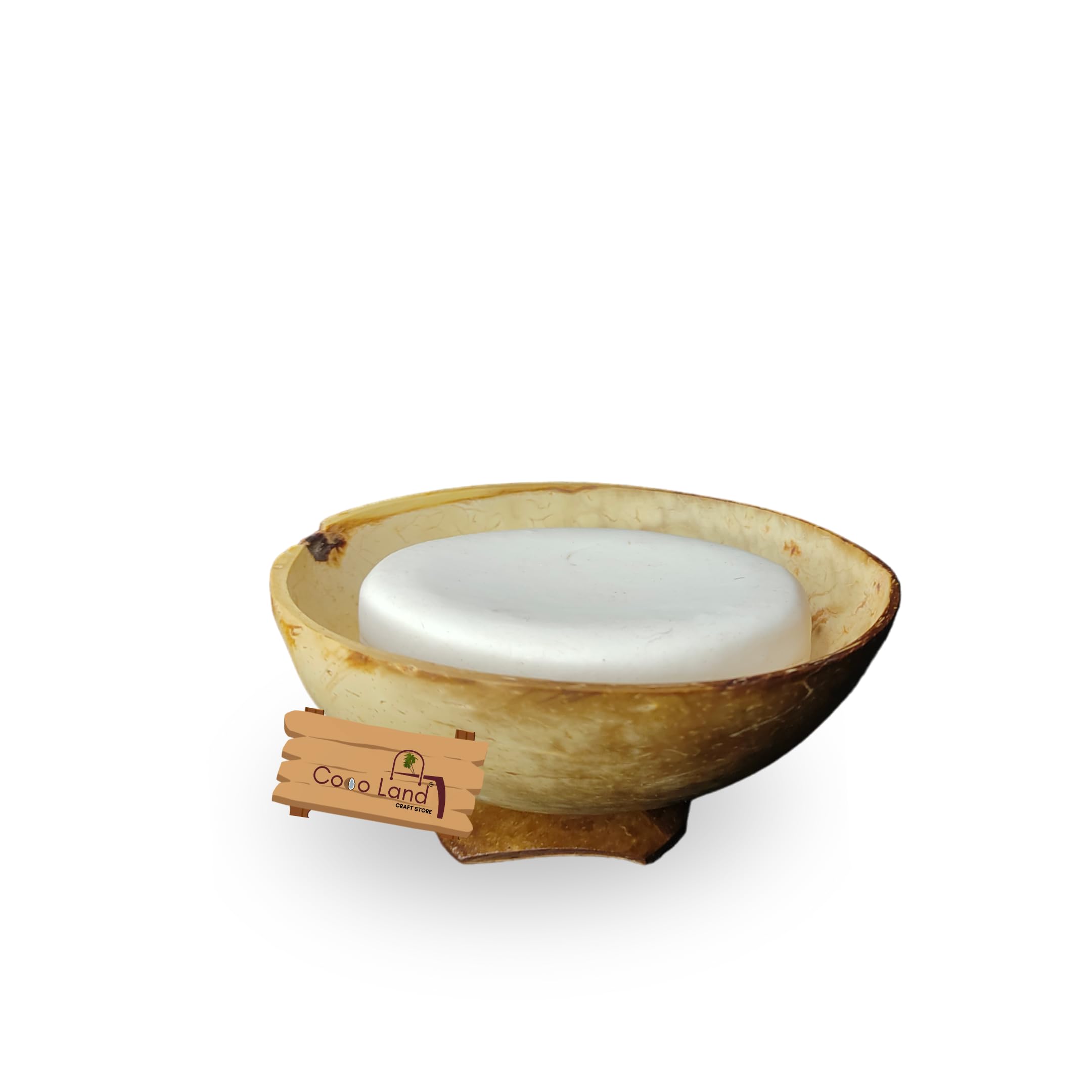 Coco Land White Coconut Shell SOAP Dish (Pack of 1) Coconut Oil Polished Natural Soap Pot/Soap Stand/Bathroom Decoratives/Soap Holder/Soap Case/Soap Box (B0D5MF7GN3) Amazon Price History, Amazon Price Tracker