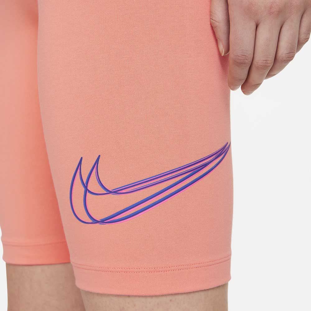 nike Essential Damen Radlershorts, Orange, Größe XS, Rosa