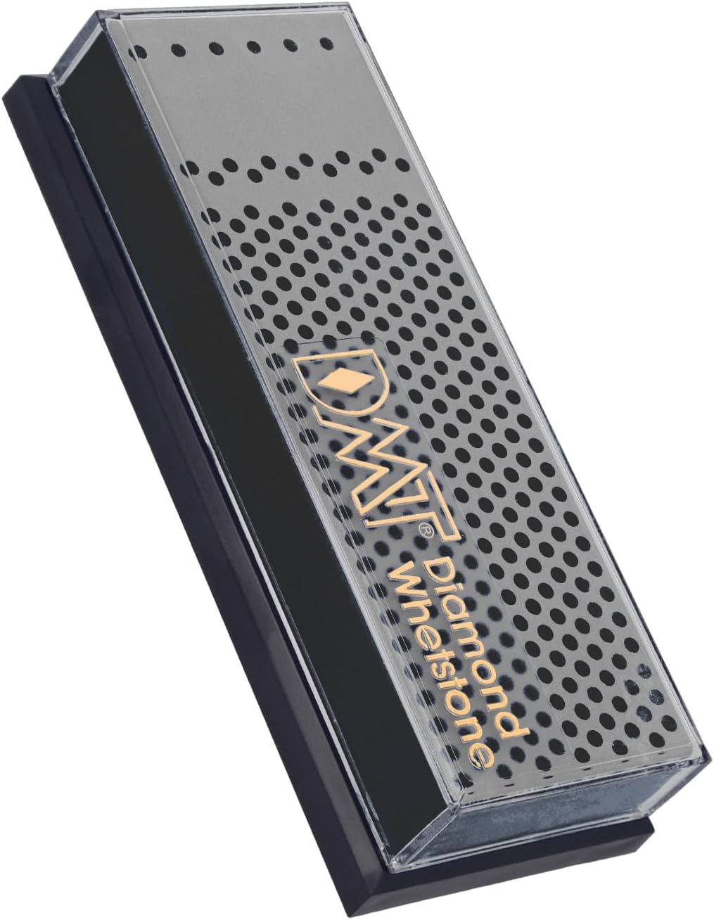 DMT 6-in. Machinist Diamond Whetstone in Plastic Box Extra-Coarse Knife Sharpener - Black, N/A