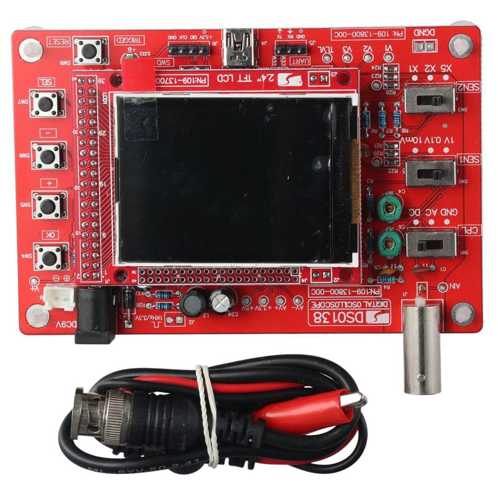 Osciloscopio Digital DSO138 Kit Bricolaje 2.4 Pulgadas TFT 1MSPS (kit Bricolaje) | Bodega Aurrera En Línea