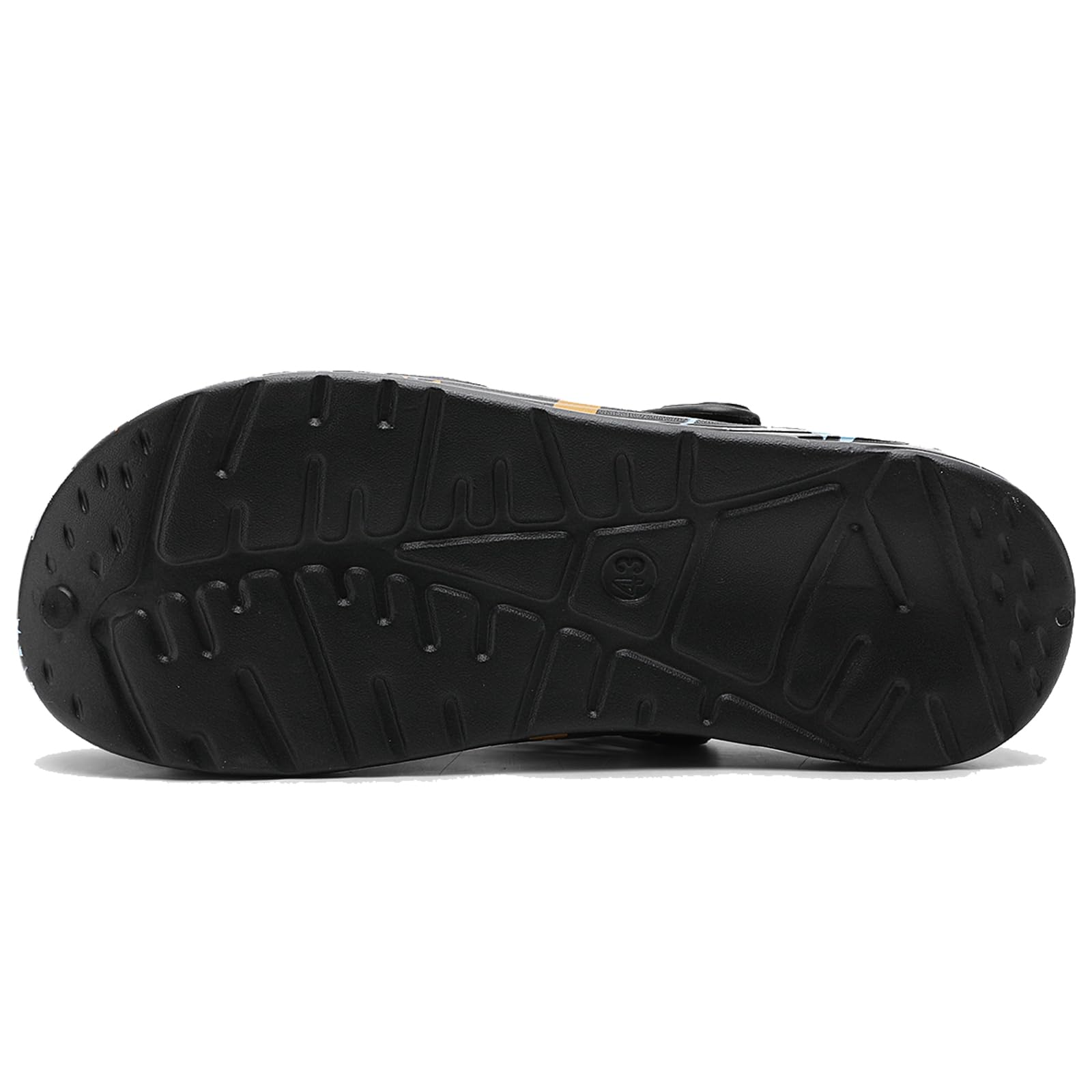 CYian Zuecos clásicos para hombre y mujer, ligeros, mullidos, sandalias de playa, zuecos de jardín, Verde, blanco, 7 Women/5 Men