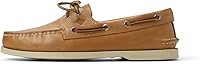 Sperry Men's Authentic Original 2-Eye Suede Boat Shoes - Non-Slip Wave-Siping, Premium Leather Comfort