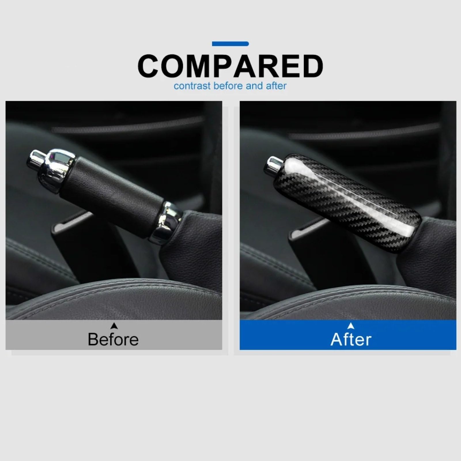 Kompatibel Mit Mini Für Cooper R56 2006–2013 Auto Interieurleisten | Für R57 2007–2015 Für R58 2010–2015 Auto-Innenhandbremsgriff-Abdeckungsverkleidung Autozubehör