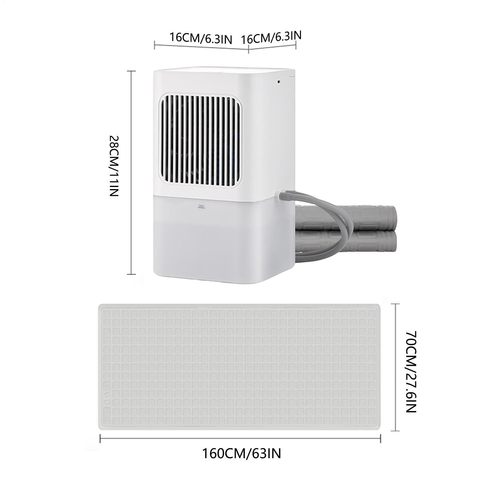 Coprimaterasso Rinfrescante Ad Acqua Topper Refrigerante Con | Di Raffreddamento Per Camper Campeggio Viaggio Outdoor Hotel Dormitorio Divano Soggiorno Casa