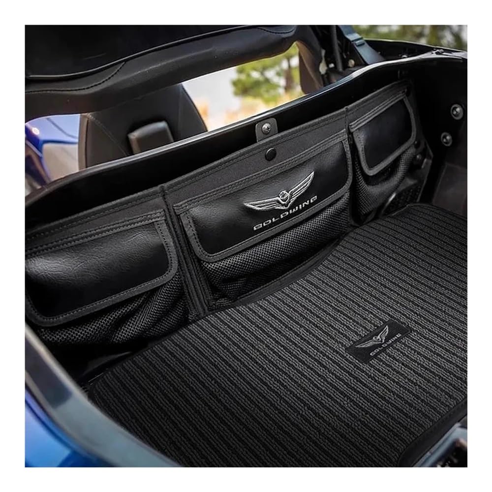 Accessoires Moto Sac De Rangement pour Coffre De Moto, Organisateur De Coussin, Accessoires pour Go&ldwing GL1800 2001 – 2024 pour Go&LD Wing 1800 Tour DCT Support Coffre Arrière