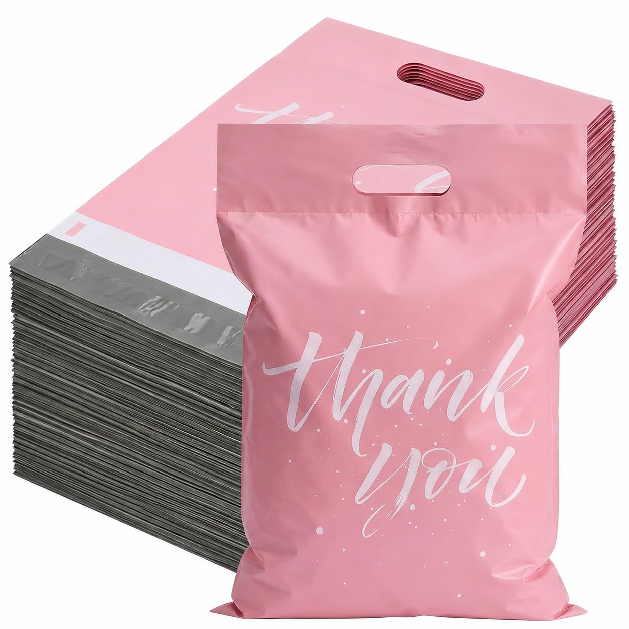 Tauruso Poly Versandtaschen – Rosa, 12x15,5 Zoll, Produktbild-Vorschau 2