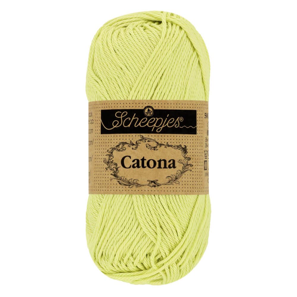Scheepjes - Scheepjes Catona 392 Lime Juice Yarn - 1x50g