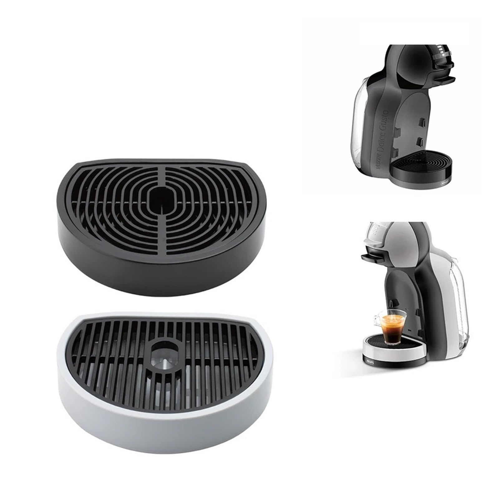 Vassoio For Acqua/Base For Gocciolamento Acqua, Compatibile Con Dolce Gusto, Macchina Da Caffè Capsule 305 MINI ME(White)