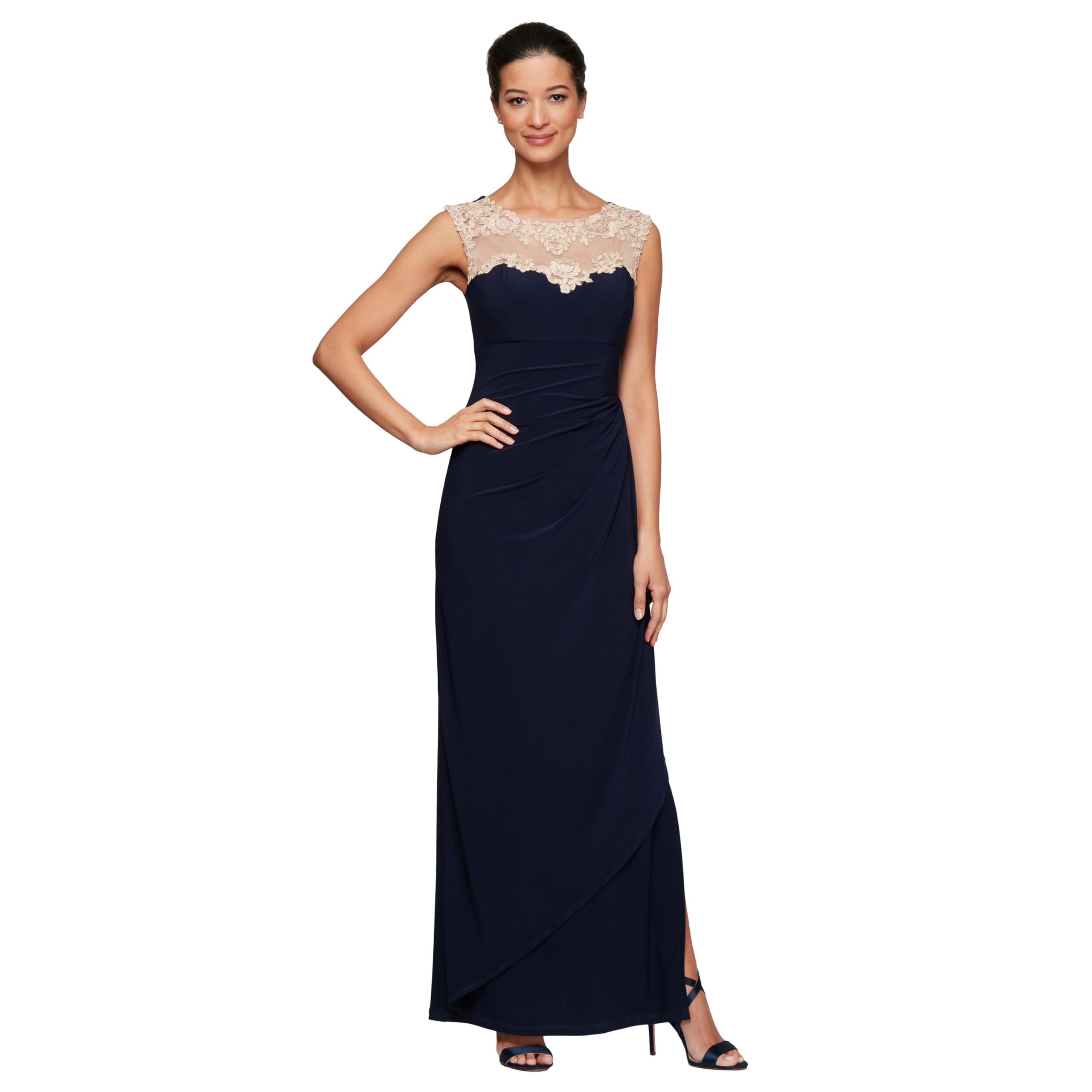 Alex Evenings Long Column Dress