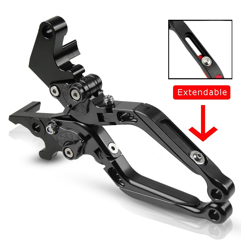 Regolabile Leve Freno e Frizione Set per CFMOTO 400NK 650NK 2023 400GT 650GT 2022 700CLX 2022 800MT - Nero