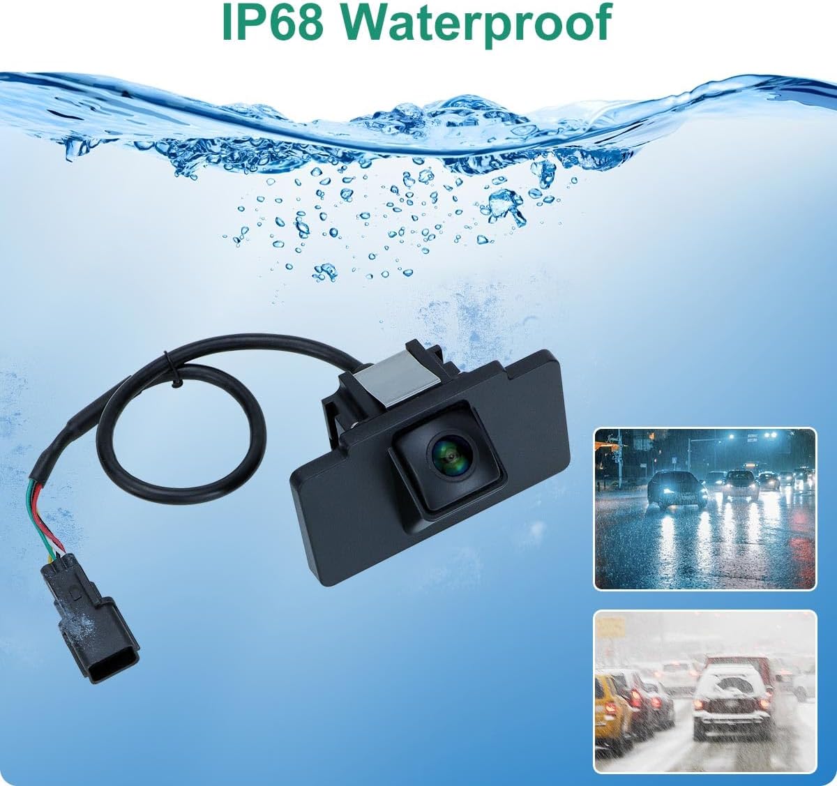 95760-E8000 Rear View Camera Replacement for Kia Cadenza 2014-2016, OE Backup Cam Replaces 95760E8000, 95760-3R500, 957603R500 by GreenYi