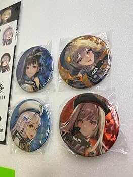 Amazon | ニケ 缶バッジ シール 一周年記念 NIKKE | バッジ