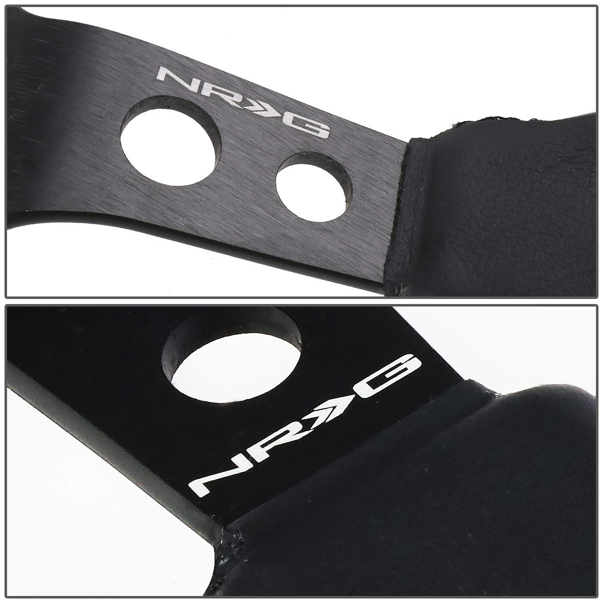 Amazon | NRG Innovations 強化RST-006BK ブラックレザー 350mm