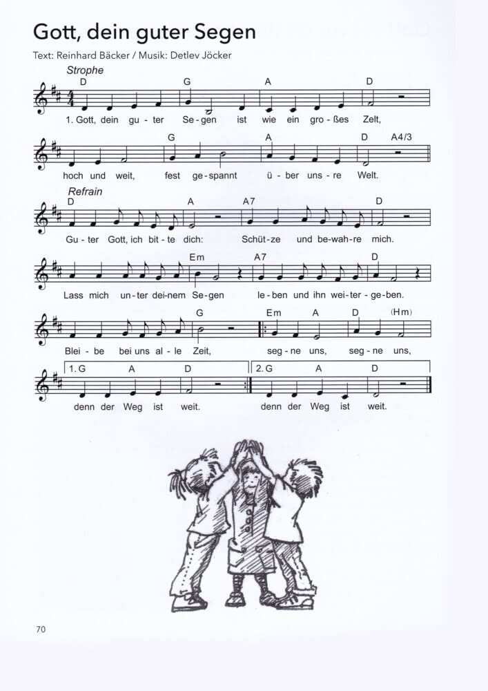 Detlev Jöcker: Meine schönsten Kirchenlieder: 80 religiöse Kinderhits (Gott, dein guter Segen, Licht der Liebe, Du hast uns deine Welt geschenkt) ... Detlev Jöcker (Text, Melodie, Gitarrengriffe)