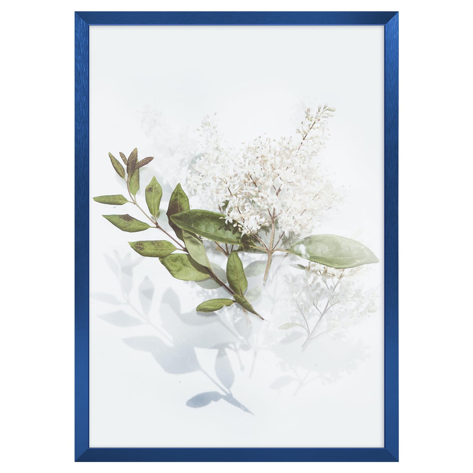 Golden State Art A4 Aluminum Poster Frame Acrylic Front Blue
