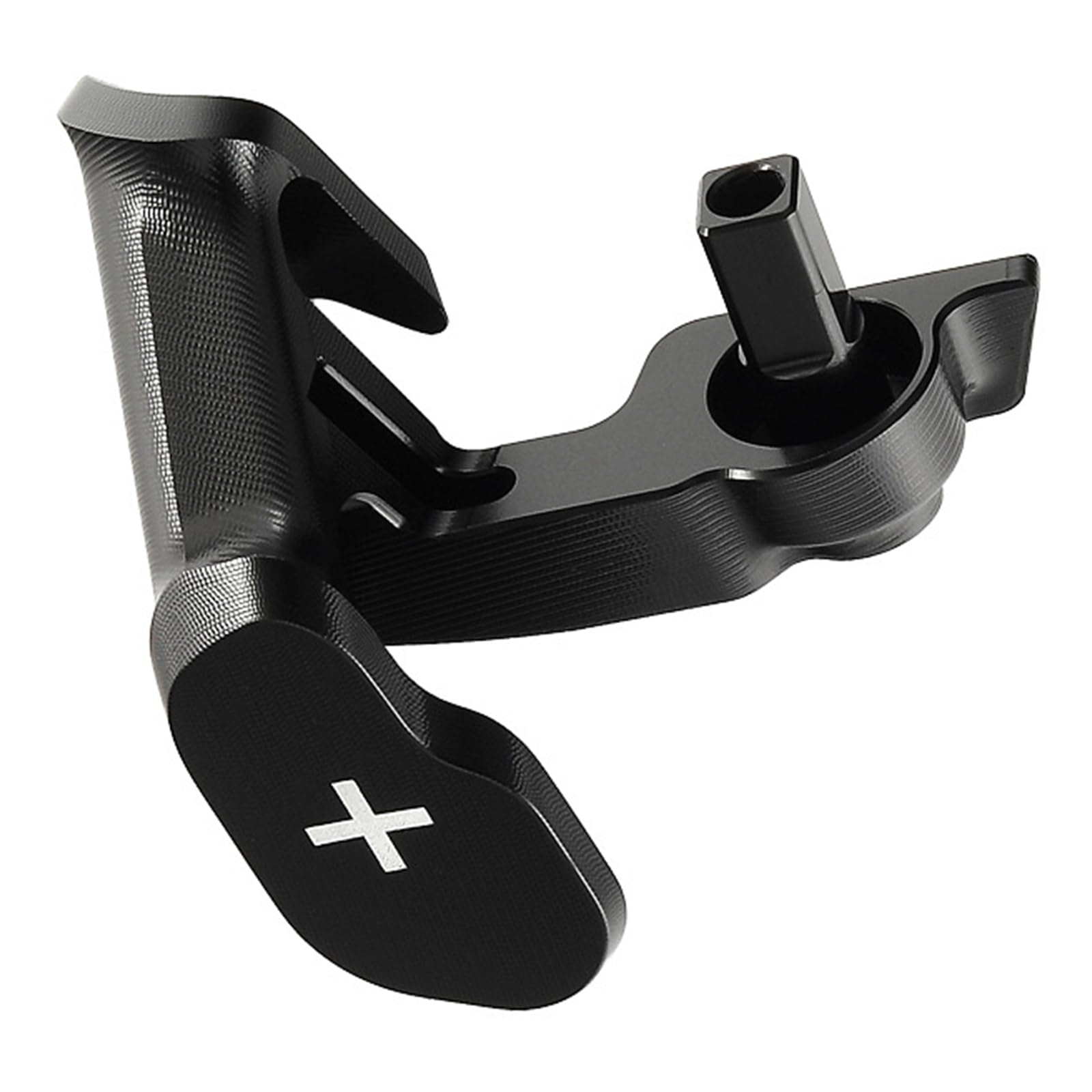 Crffz Black Motorcycle Shifter Control Thumb Shifter Paddle Aluminum Throttle Lever Thumb Tap Motorbike Accessories Aluminum Throttle Lever Replacement With Paddle For Motorcycle Customization And Control