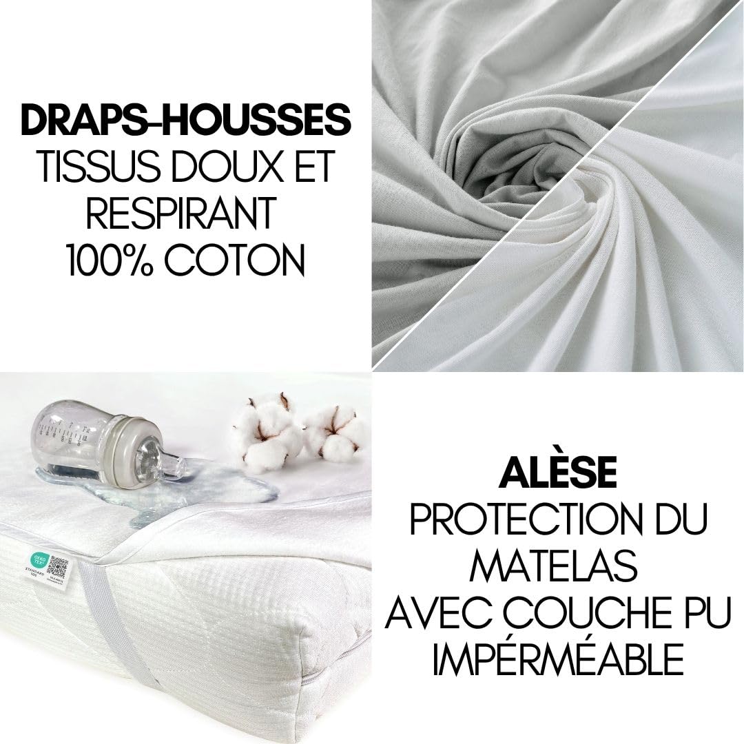 hauck Lot Lit Parapluie Bebe avec Matelas Sleep N Play Go Plus XXL - Inclus Moustiquaire, Alèse, Drap Housse, Sac de Transport, Pliable, Dusty Cork
