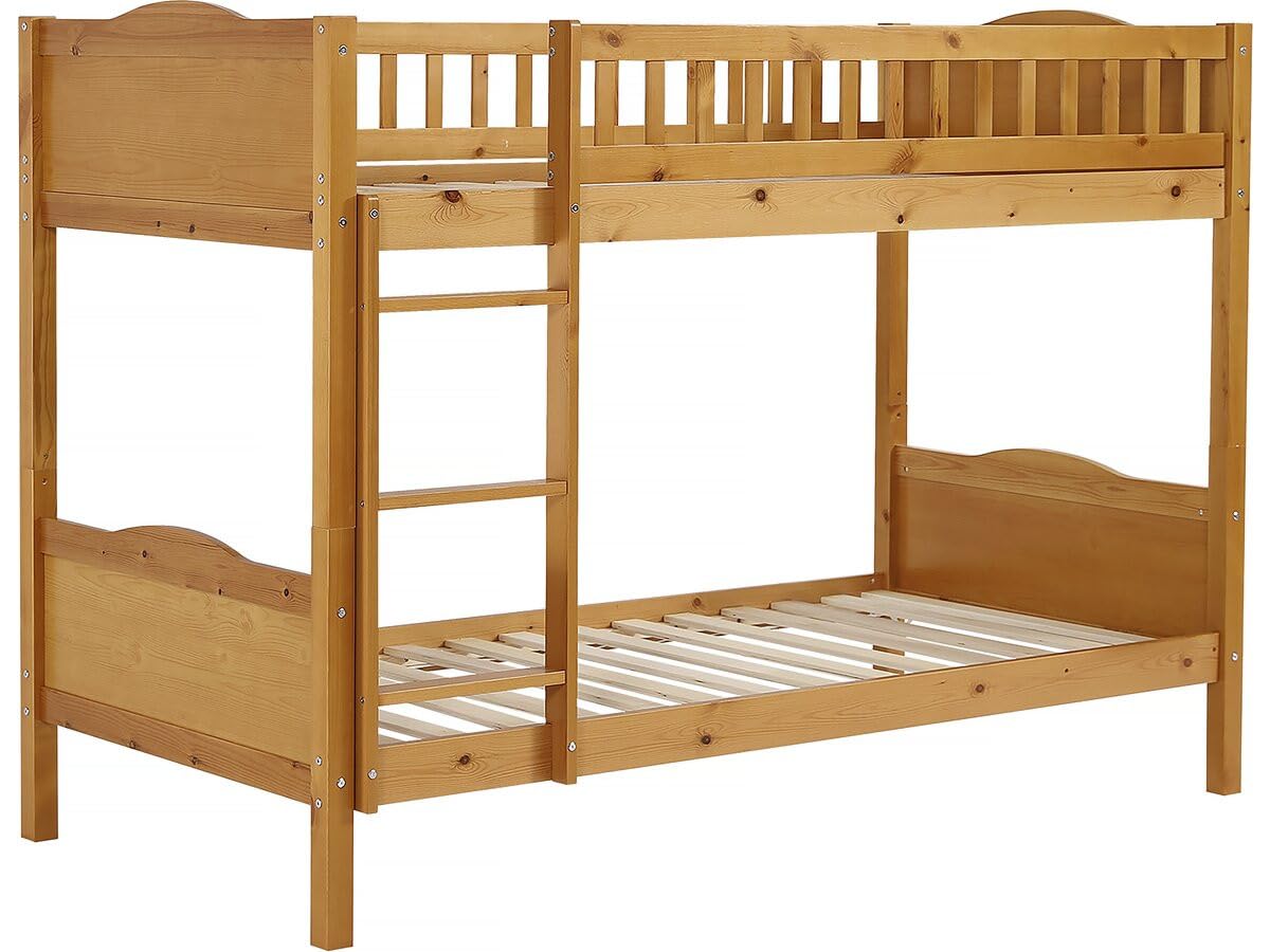 Habitat et Jardin Lit superposé en Bois Gabriel - 90 x 190 cm - Marron